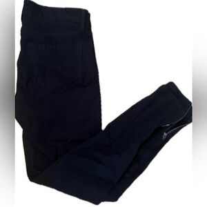 Banana Republic Black Jeans Size 2  - Black Sloan Jeans and Zipper Details